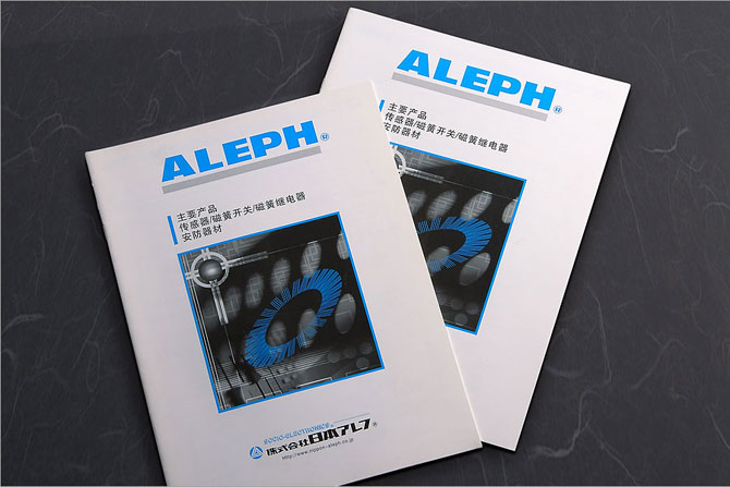 黑眼睛廣告為艾禮富電子（深圳）有限公司印刷的傳感器、磁簧開關(guān)、磁簧繼電器產(chǎn)品目錄之封面
